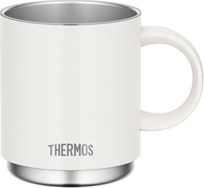 THERMOS 真空断熱マグカップ 350ml JDS-350 Thermos JDS-350 WH Vacuum Insulated Mug 11.8 fl oz (350 ml
