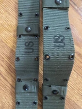 2 Medium Pistol Belts Olive Green - US Military ALICE Web Gear Army Webbing USGI
