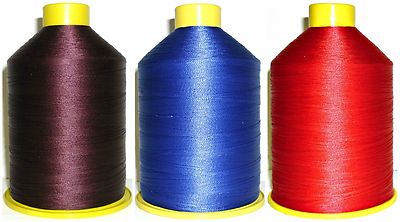 STARK VERKLEBTER NYLONFADEN, 60er, 4500 Meter, verschiedene Farben kostenloser Versand