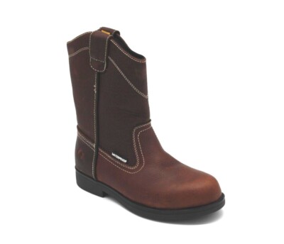 CACTUS FOOTWEAR WPL1022 DARK BROWN WATER PROOF SLIP RESISTANT  BOOT WOMEN SZ 10