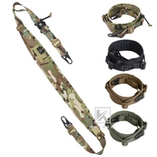 KRYDEX Tactical Sling 2 / 1 Point Shoulder Strap Padded  Shooting Sling