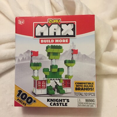 Zuru Max Build More Knights Castle Building Bricks 100 plus Pieces NEW Sealed