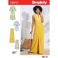 Simplicity 8912 Misses Kleider NäHen Muster GrößEn 6-14 & 16-24