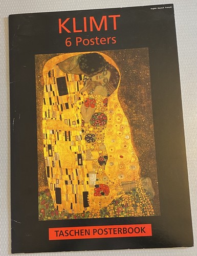 Gustav Klimt 6 Posters Taschen Art Posterbook Prints 1994 Vintage 31 X 44cm