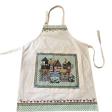 Unbranded WN LARGE APRON BIRDHOUSE DESIGN ADJ. STRAP TIES AT WAIST