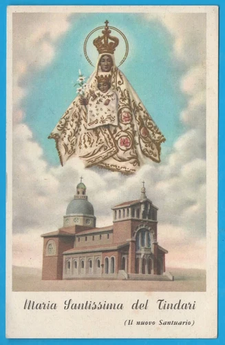 Maria SS. del Tindari ALMA Milano Orazione santino holy card MA1259 - Foto 1 di 2