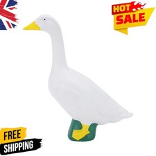 Goose Garden Statue 18cm Resin Goose Figurine Outdoor Porch Desk Ornament