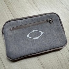 Pink Gray Misschief Pouch - Used, Slightly Worn