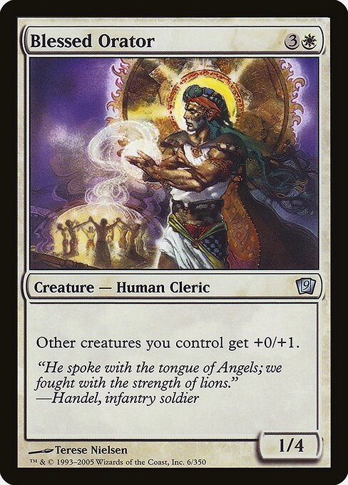 Blessed Orator NonFoil Ninth Edition 6 * NM MTG