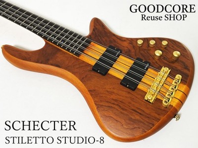 SCHECTER STILETTO STUDIO-8 8-String Thru-Neck E-Bass