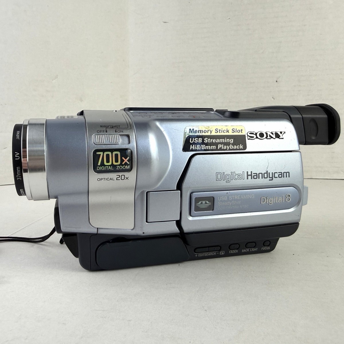 Sony DCR-TRV350 Digital Handycam PARTS OR REPAIR Works But No Tape