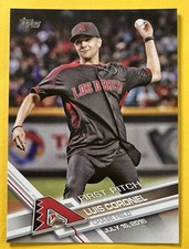 Luis Coronel 2017 Topps Series 1 FIRST PITCH INSERT Card #FP-13 DBACKS