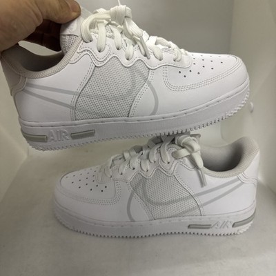Size 5 (GS) - Nike Air Force 1 React SU Low Grey CT5117-101 @BoxNo.15