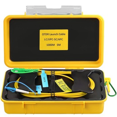 SC/APC-LC/UPC Single Mode SM 9/125 OTDR Transmission Launch Cable Box