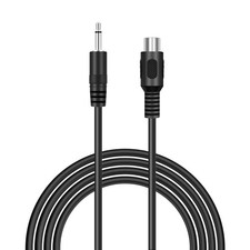 6ft 3.5mm 1/8" TS Mono Male to Single RCA Female Jack Plug Adapter Connector