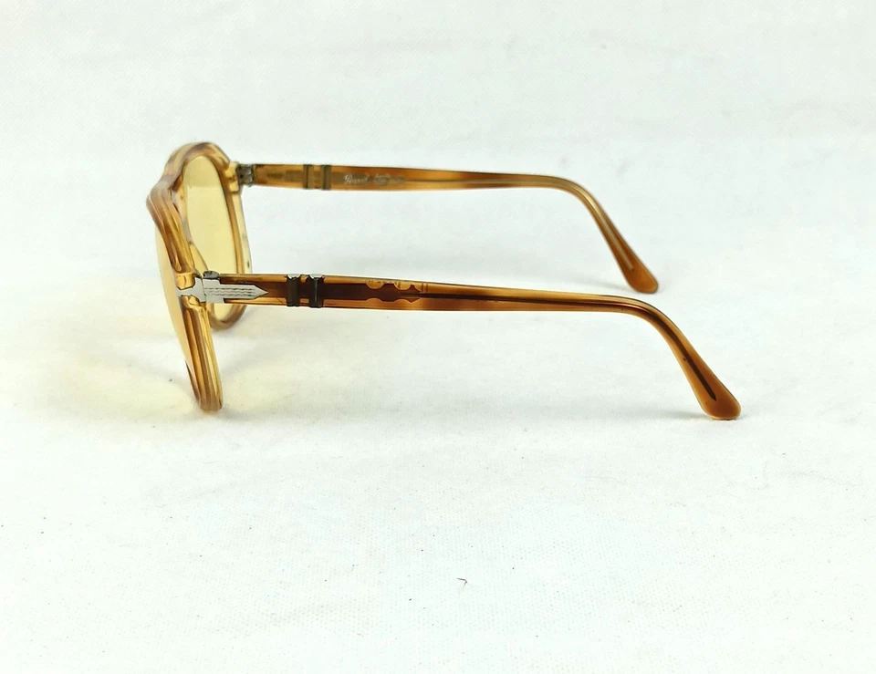 RARE HAVANA PERSOL 69226 SUNGLASSES VINTAGE PILOT FRAME ITALY 60s OUTDOORS MEN - Image 3 of 4