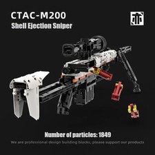 1849PCS Creative M200 Sniper Rifle Building Blocks MOC Technical