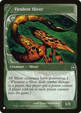 Virulent Sliver #155/180 *Normal* (NM) - The List Reprints MTG