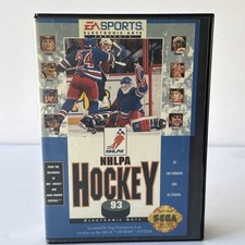NHLPA Hockey '93 Sega Genesis Complete in Box CIB EA Sports Game