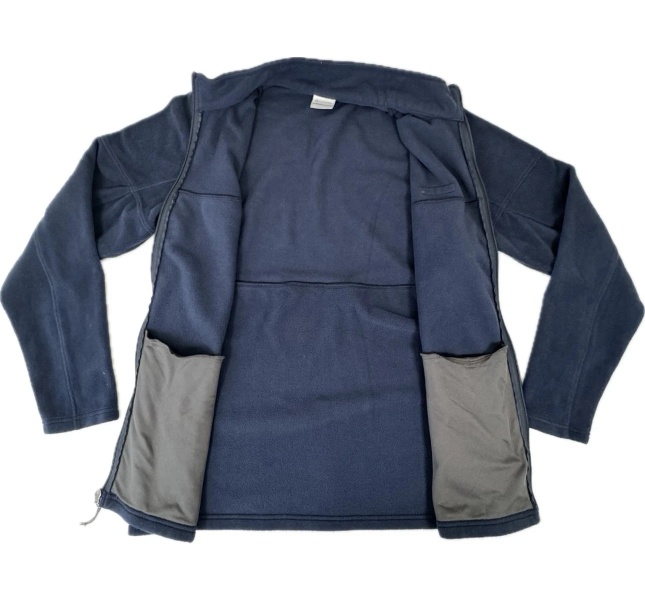 Columbia men’s Basin Trail III full zip fleece jacket navy blue size LG - product detail image 5
