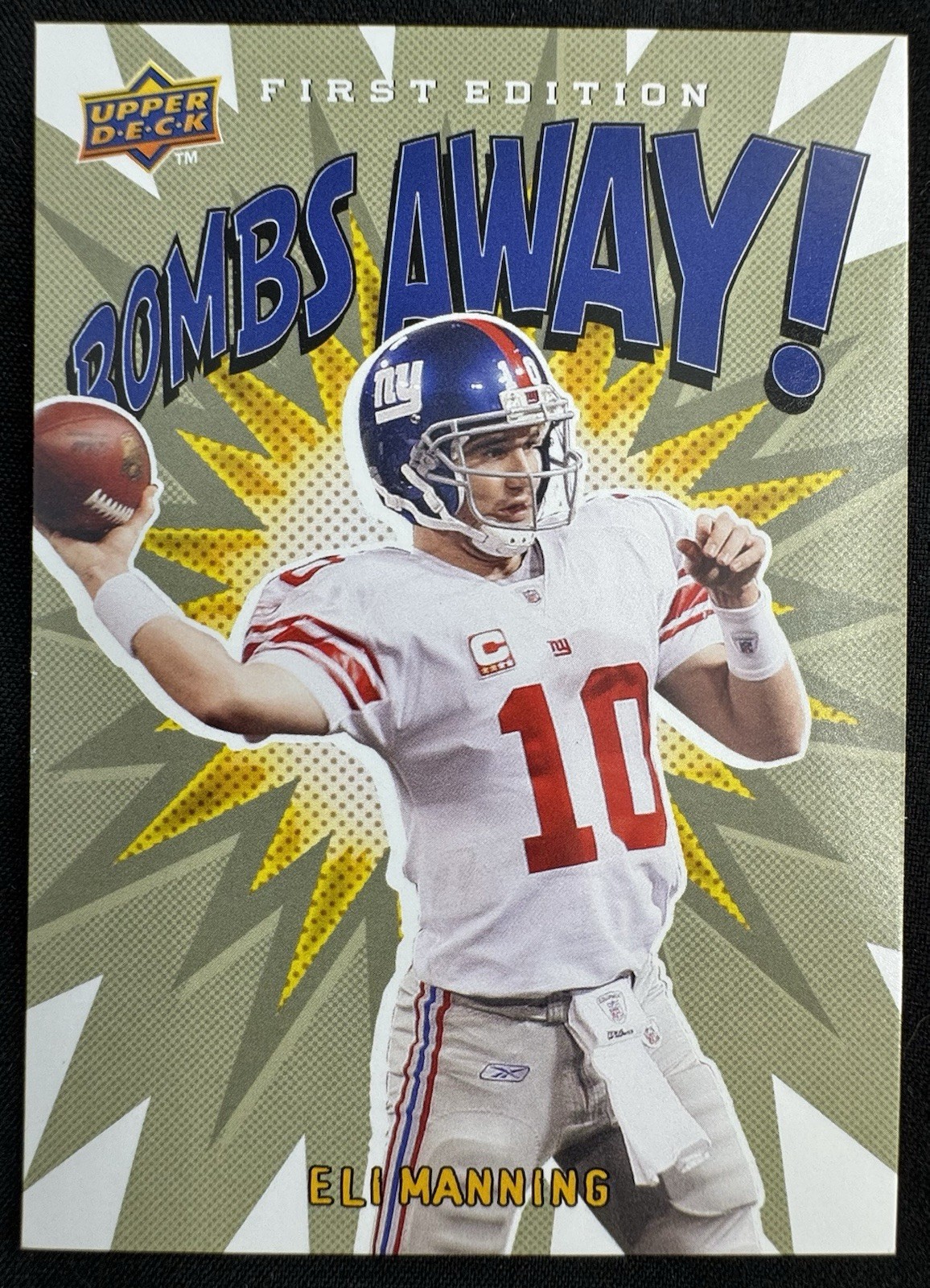Eli Manning 2009 Upper Deck First Edition #BA-18 Bombs Away