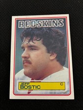 JEFF BOSTIC ROOKIE TOPPS 1983 WASHINGTON REDSKINS EXMT #187 FOOTBALL CARD !. rookie card picture