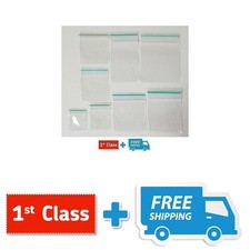 GRIP SEAL BAGS Stark Rei&szlig;verschluss Kunststoff Poly Klar Beutel Beutel Wiederverwendbar Alle Gr&ouml;&szlig;en