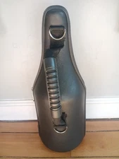 Caddy O Leather Tote Wine Bottle Carrier/Cooler Chiller W/Assoc. Black Leather