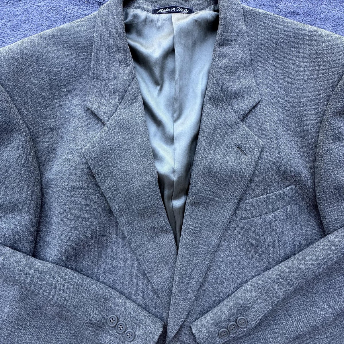 Giorgio Armani Le Collezioni Blazer Mens 42 Green Wool Italy