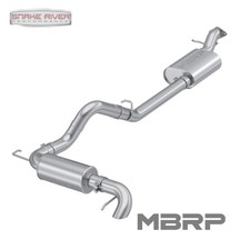 MBRP Hoch Ausverkauf Hinten Exit Auspuff für 21-24 Ford BRONCO 2.3L 2.7L S5245AL