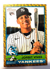 2025 Topps Heritage High Number Jorbit Vivas Color of the Year #/76 Yankees