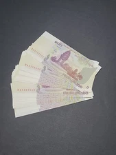 🇰🇭 Cambodia 100 riels 2022 P-53a unc  (qty 2) Banknote Money  050725-17