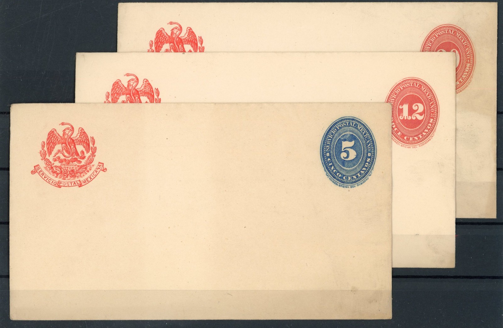 [G4289] Mexico very nice old documents (3x) - see photo