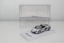 C6 1:43 TRUE SCALE MODEL TSM 124361 MCLAREN 650S SPIDER 2015 LHD SILVER MIB