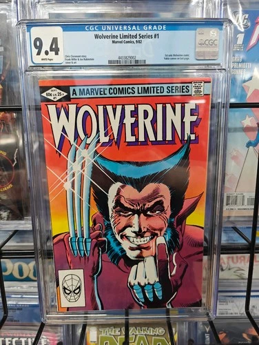WOLVERINE LIMITED SERIES #1 (1982) - CGC GRADE 9.4 - MARVEL 1ST YUKIO CAMEO APP