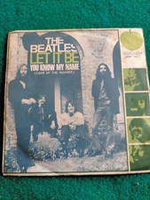 DISCO 45 GIRI VINILE DA COLLEZIONE DEI BEATLES " LET IT BE " DEL 1970