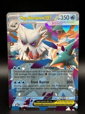 Pokemon TCG Mega Abomasnow EX 036/132 Mega Evolutions 