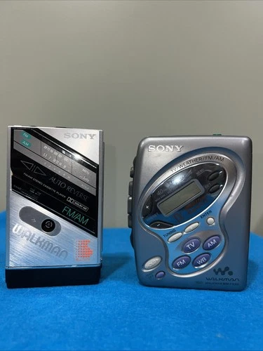 Vintage Sony Walkman Cassette Player Lot Of 2