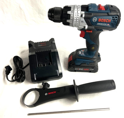 BOSCH GSB18V-975C 18V 1/2'' Brushless Hammer Drill, 4.0 Battery & Charger (NEW)