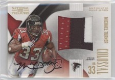 2009 Playoff National Treasures Signatures Prime 1/1 Michael Turner #17 Auto k8v