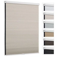 Changshade Cellular Shades Cordless Blackout Window Blinds for Home Room Dark...