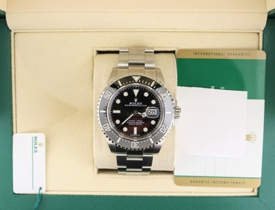2017 Rolex Red Sea-Dweller 126600 Black Dial SS Oyster With Papers 43mm