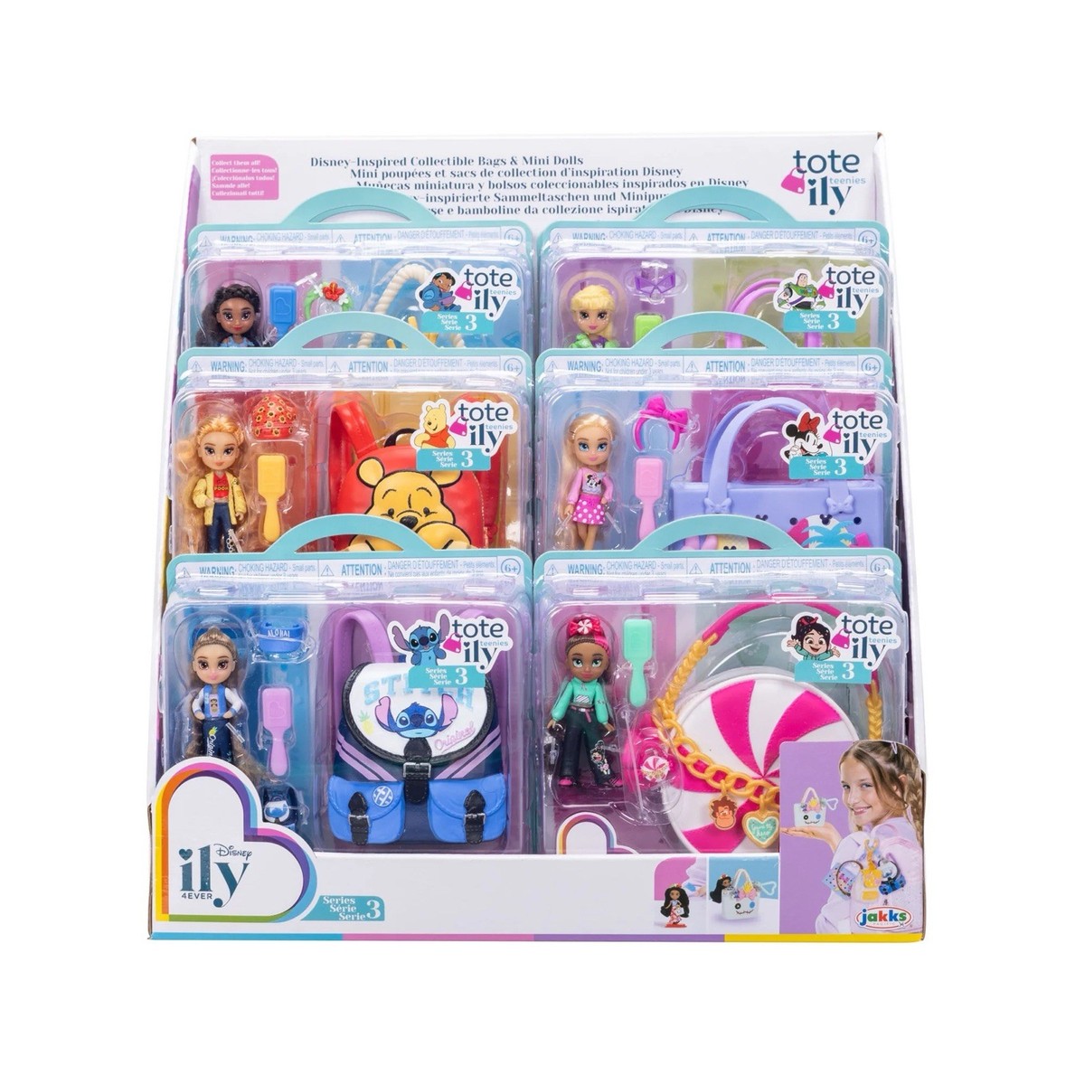 Disney ILY 4EVER Tote Teenies Series 3 Collection New Tote Bag