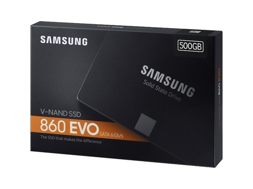 500 GB Samsung 860 EVO SSD SATA 2,5" V-NAND MLC - MZ-76E500
