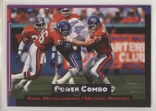 1993 Pro Set Power Power Combos Karl Mecklenburg Michael Brooks #8 1x9