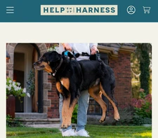 HELP EM UP EXTRA LARGE DOG LIFTING MOBILITY HARNESS X-LARGE XL 115-220 LBS NEW