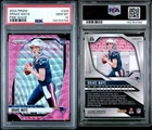 2024 Panini Prizm Drake Maye #329 Pink Wave Rookie PSA 10 New England Patriots