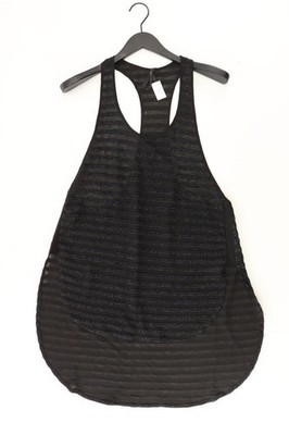 Imperial Trägertop Regular Top für Damen Gr. 36, S gestreift mit Glitzer schwarz