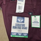 Dockers Iron Free Khaki Burgundy Size 34x30 * NEW W/TAGS — photo 2