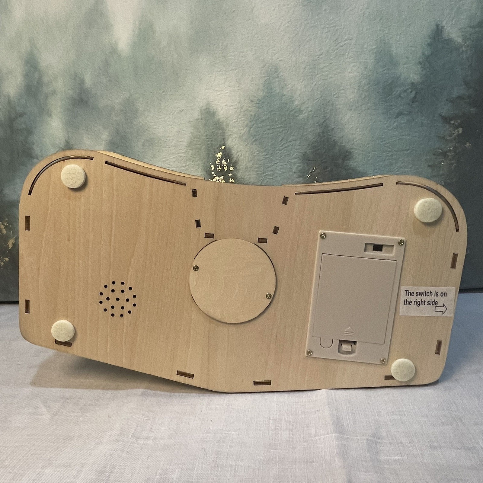 Kurt S. Adler 7" Battery Operated Musical LED Motion Village House SMALL REPAIR